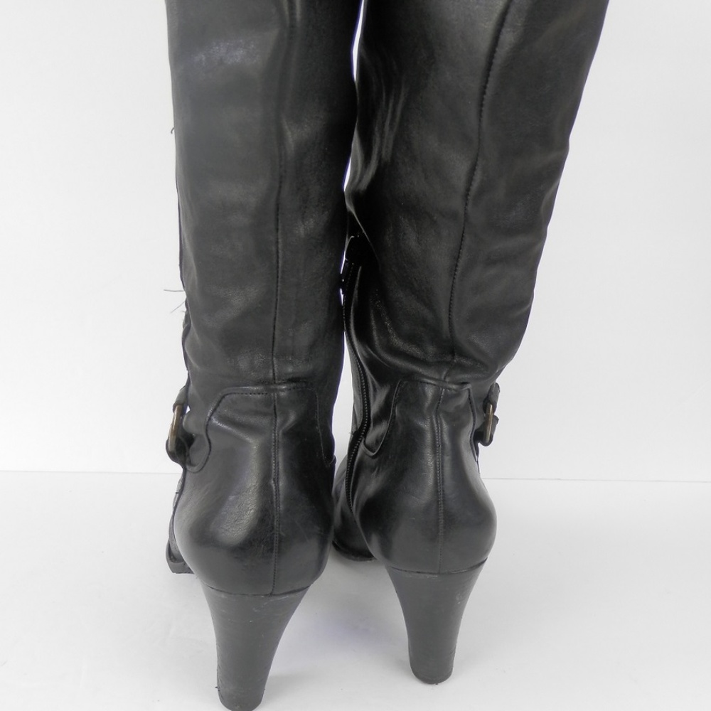 Arturo Chiang Knee High Leather Boots - Picture 2 of 8